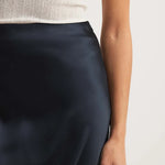 Chaveli - Hoge taille satijnen rok voor dames – Luxueuze, vloeiende pasvorm met een elegante uitstraling.