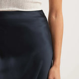 Chaveli - Hoge taille satijnen rok voor dames – Luxueuze, vloeiende pasvorm met een elegante uitstraling.