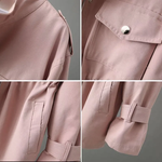 Amira tijdloze dames trenchcoat – elegante en waterafstotende jas met ceintuurlint, klassieke pasvorm en hoogwaardige stof, perfect voor werk of speciale gelegenheden.