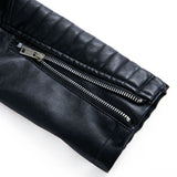 Leren Look Bikerjas voor Dames