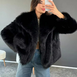 Luxe Faux Fur Jas voor Dames