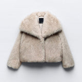 Luxe Faux Fur Jas voor Dames