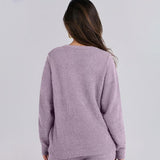 Gebreide Tweedelige Lounge Set met Wijde Broek