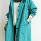 Oversized Lange Jas met Capuchon