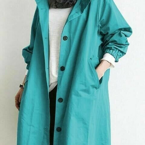 Oversized Lange Jas met Capuchon