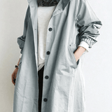 Oversized Lange Jas met Capuchon
