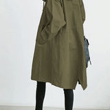 Oversized Lange Jas met Capuchon