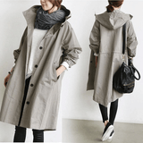 Oversized Lange Jas met Capuchon