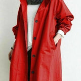 Oversized Lange Jas met Capuchon