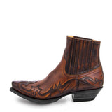 Cowboy Boots met Borduurwerk en Elastische Inzet