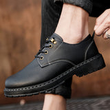 Casual Veterschoenen met Dikke Zool