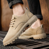 Casual Veterschoenen met Dikke Zool