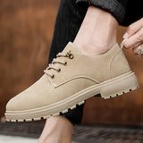 Casual Veterschoenen met Dikke Zool