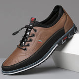 Sportieve Casual Veterschoenen voor Heren