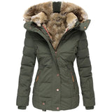Winterjas met Capuchon en Bontkraag