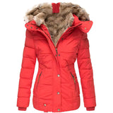 Winterjas met Capuchon en Bontkraag
