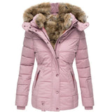 Winterjas met Capuchon en Bontkraag