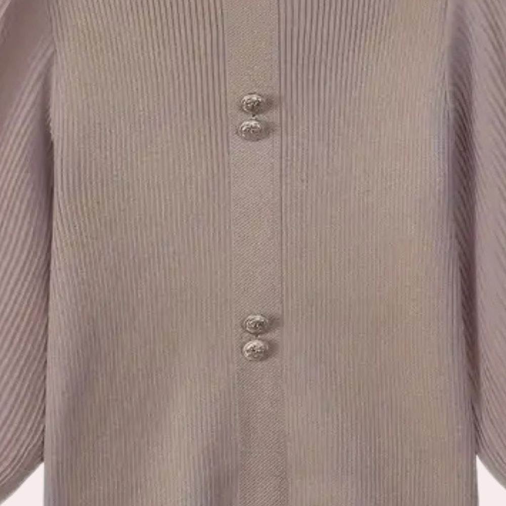 Jovana – Elegante gebreide top voor dames – Stijlvolle en veelzijdige top met een verfijnde pasvorm, perfect voor zowel casual als chique outfits. Ideaal voor laagjes in het koude seizoen of een comfortabele, stijlvolle look.