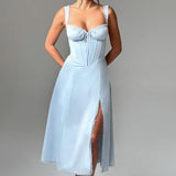 Elegante Midi Jurk met Split