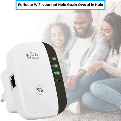 UltraWifi Pro – Krachtige WiFi-versterker voor sneller en stabieler internet thuis. Vergroot het bereik en elimineer dode zones met deze plug-and-play signaalversterker. Ideaal voor streaming, gaming en werken zonder onderbrekingen. Compatibel met alle routers en eenvoudig te installeren voor een naadloze draadloze ervaring.








