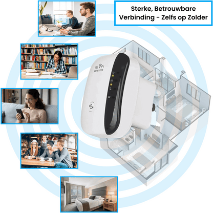 UltraWifi Pro – Krachtige WiFi-versterker voor sneller en stabieler internet thuis. Vergroot het bereik en elimineer dode zones met deze plug-and-play signaalversterker. Ideaal voor streaming, gaming en werken zonder onderbrekingen. Compatibel met alle routers en eenvoudig te installeren voor een naadloze draadloze ervaring.








