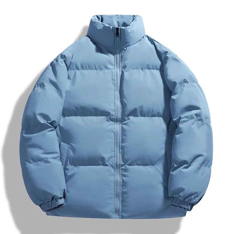 Heren pufferjas in diverse kleuren – waterafstotend materiaal, warme isolatie en comfortabele winterpasvorm.