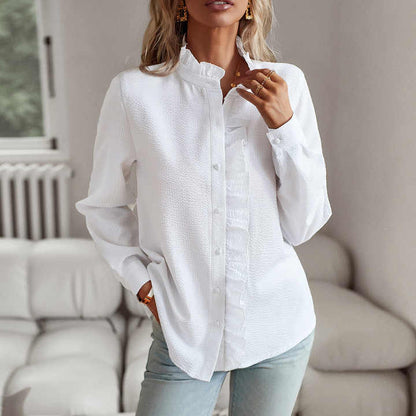 Puck comfortabel overhemd met lange mouwen – voor een casual, stijlvolle look. Ideaal voor een ontspannen dag met een moderne uitstraling.