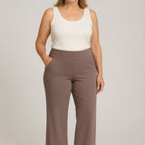 Dames Wijde Broek met Hoge Taille