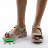Dames Sandalen met Dubbele Klittenbandsluiting