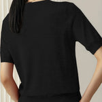 Casual dames T-shirt met korte mouwen, perfect voor de lente en dagelijkse outfits.