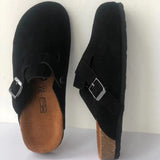 Livia leren Boston-sandalen voor dames – stijlvolle en comfortabele sandalen van hoogwaardig leer, perfecte pasvorm voor dagelijks gebruik en zomerse outfits.
