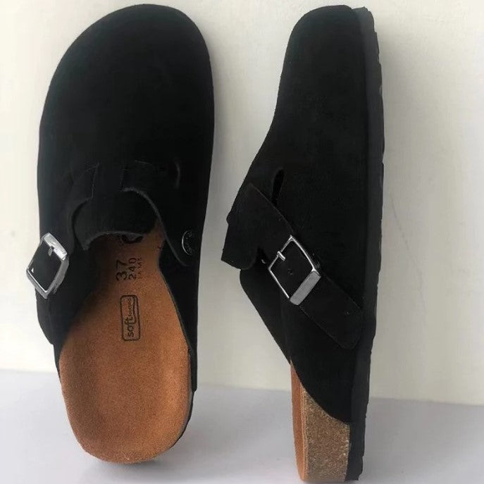Livia leren Boston-sandalen voor dames – stijlvolle en comfortabele sandalen van hoogwaardig leer, perfecte pasvorm voor dagelijks gebruik en zomerse outfits.
